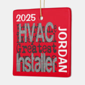 HVAC Installer Extraordinaire CUSTOM Keramisch Ornament (Links)