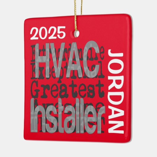HVAC Installer Extraordinaire CUSTOM Keramisch Ornament (Links)