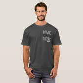 HVAC Installer Extraordinaire CUSTOM T-shirt (Voorkant volledig)