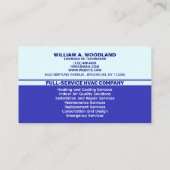 HVAC-logo & QR-code & slogans | Installatie & repa Visitekaartje (Achterkant)