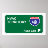 HVAC Next Exit Poster (Voorkant)