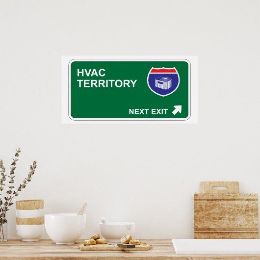 HVAC Next Exit Poster (Keuken)