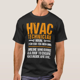 HVAC Noun Technicus Kleding Mannen HVAC Tech Acces T-shirt