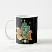 Hvac Peperkoek Kerst Technicus Bouw Koffiemok (Links)