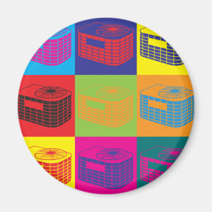 HVAC Pop Art Magneet
