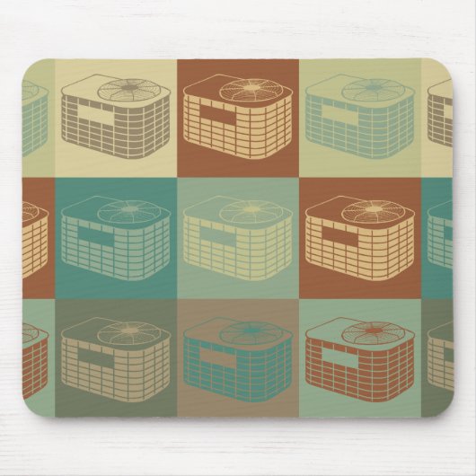 HVAC Pop Art Muismat (Voorkant)