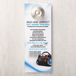 HVAC-reparatie Verwarming Koeling Service Deurhanger