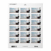 HVAC-reparatie Verwarming Koeling Tech Etiket (Full Sheet)