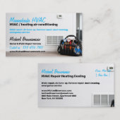 HVAC-reparatie Verwarming Koeling Visitekaartje (Voorkant / Achterkant)