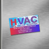 HVAC Service (Heating, Cooling, Air Conditioning) Magnetisch Visitekaartje