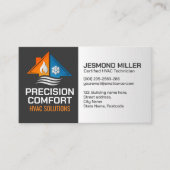 HVAC Services – Verwarming, ventilatie, AC Visitekaartje (Voorkant)