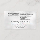 HVAC-services Visitekaartje (Achterkant)