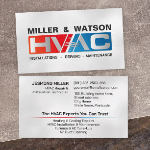 HVAC-services Visitekaartje