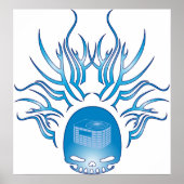 HVAC Skull Poster (Voorkant)