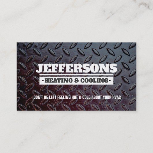 HVAC Slogans Visitekaartjes (Voorkant)