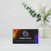 HVAC Slogans Visitekaartjes (Staand voorkant)