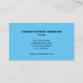 HVAC-standaard, 3,5 x 2,0-inch Visitekaartje (Achterkant)