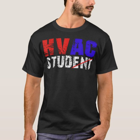 Hvac Student Hvac Technicus Monteur T-shirt (Voorkant)