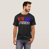 Hvac Student Hvac Technicus Monteur T-shirt (Voorkant volledig)