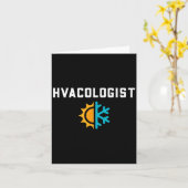 HVAC Tech Gifts Shirten Co. - Grappige HVAC Tech E Kaart (Gele Bloem)