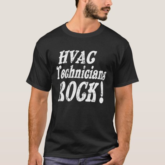HVAC Technicans Rock T-shirt (Voorkant)