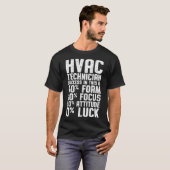HVAC Technician Form Funny HVAC Tech T-shirt (Voorkant volledig)