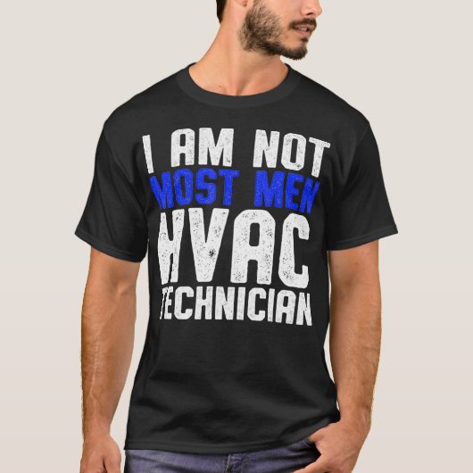 HVAC Technician Meeste Mannen Grappige HVAC Tech T-shirt (Voorkant)