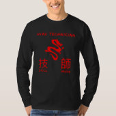 HVAC Technician Skill Master Engineer HVACR Mechan T-shirt (Voorkant)