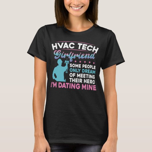 HVAC Technician Tech Vriendin HVAC Tech T-shirt (Voorkant)