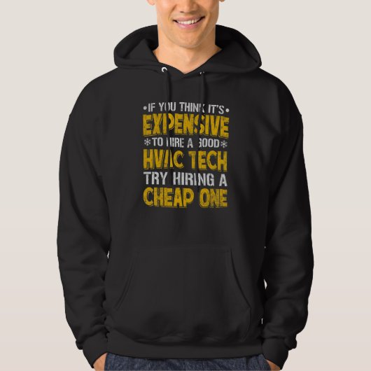 HVAC Technician Vintage HVAC Tech Hoodie (Voorkant)