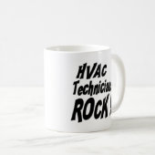 HVAC Technicians Rock! Mok (Voorkant rechts)