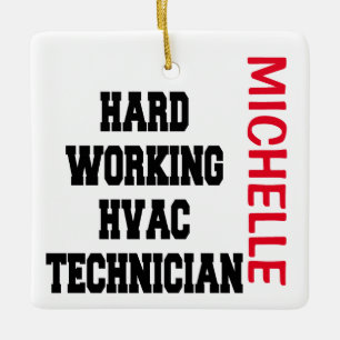 HVAC-technicus - AANGEPAST Keramisch Ornament
