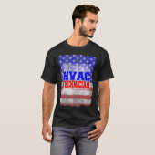 HVAC-technicus beoefende grappige HVAC Tech Premiu T-shirt (Voorkant volledig)