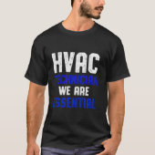Hvac-technicus Essential Funny Hvac Tech T-shirt (Voorkant)