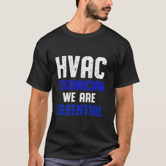 Hvac-technicus Essential Funny Hvac Tech T-shirt (Voorkant)