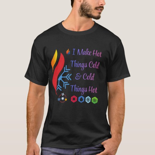 HVAC-technicus Funny Shirt – Ik Maak Hete Dingen C (Voorkant)