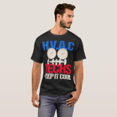 HVAC-technicus geeft schamele beelden die de IT-ko T-shirt (Voorkant volledig)