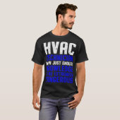 HVAC-technicus genoeg grappige HVAC-technologie T-shirt (Voorkant volledig)