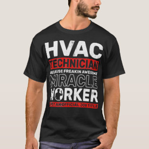 HVAC-technicus Geweldige wonderbaarlijke ventilati T-shirt