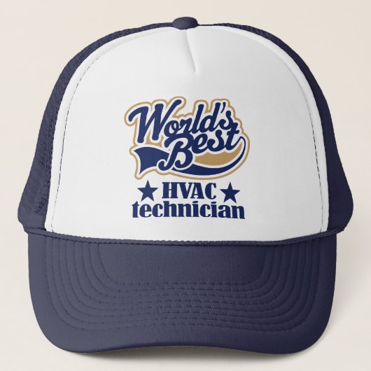 Hvac-technicus — Gift Trucker Pet (Voorkant)