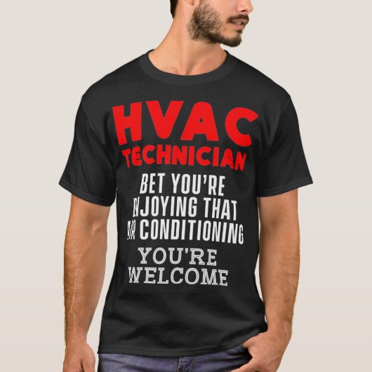 HVAC Technicus Grappige HVAC Tech Premium _14 T-shirt (Voorkant)