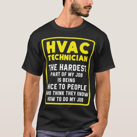 HVAC Technicus Grappige HVAC Tech Premium _34 T-shirt (Voorkant)