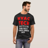 HVAC Technicus Grappige HVAC Tech Premium _51 T-shirt (Voorkant volledig)