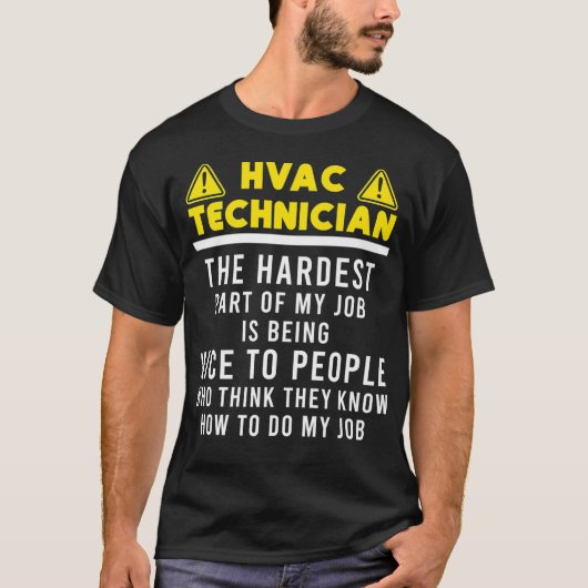 HVAC Technicus Grappige HVAC Tech Premium _55 T-shirt (Voorkant)