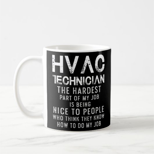 HVAC-technicus HVAC Tech 12 Koffiemok (Links)