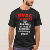 HVAC-technicus HVAC Tech 12 T-shirt (Voorkant)