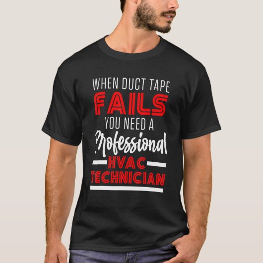 HVAC-technicus HVAC Tech 15 T-shirt (Voorkant)