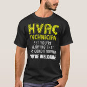 Hvac-technicus Hvac Tech 2 T-shirt (Voorkant)
