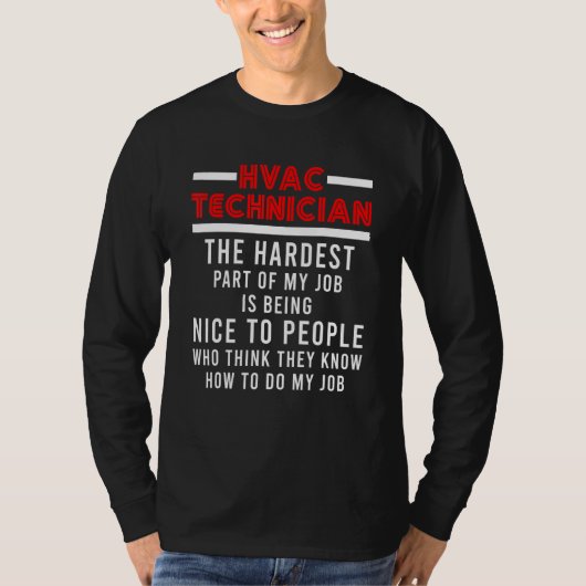 HVAC-technicus HVAC Tech 44 T-shirt (Voorkant)