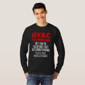 HVAC-technicus HVAC Tech 6 T-shirt (Voorkant volledig)
